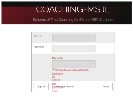 SC OBC Free Coaching Scheme 2022