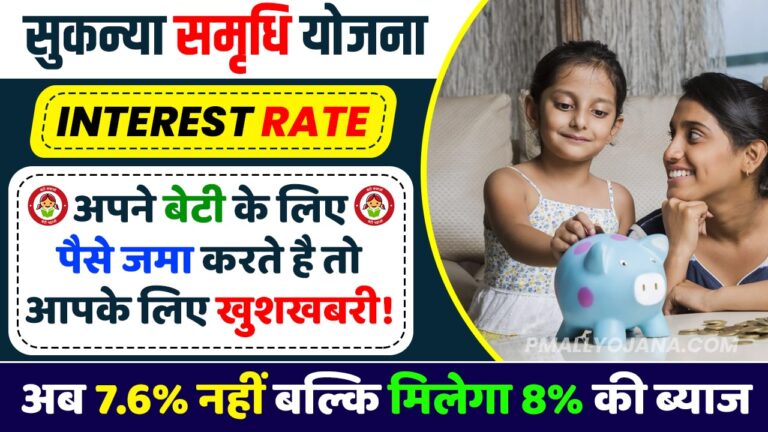 Sukanya Samriddhi Yojana Interest Rate