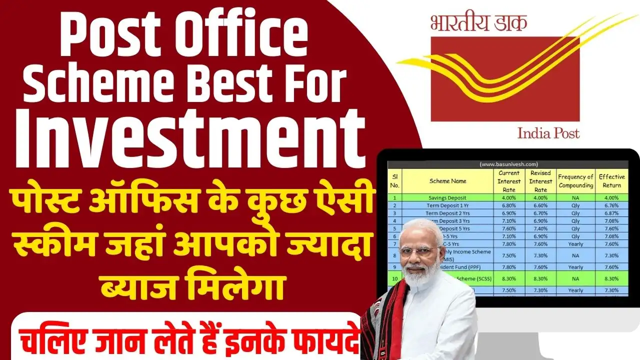 Post Office Scheme Best For Investment