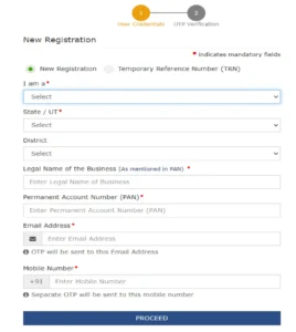 GST Registration Online Process