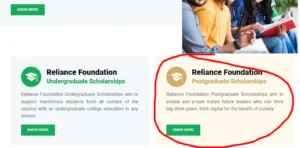 Reliance Foundation Postgraduate Scholarships