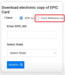 E Epic Voter ID Card Download